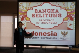 saya dalam misi memperkenalkan seni budaya pulau Bangka Belitung di acara Cultural KJRI festival Indonesia di 3 sekolah di Melbourne, Australia (2013) | dokpri