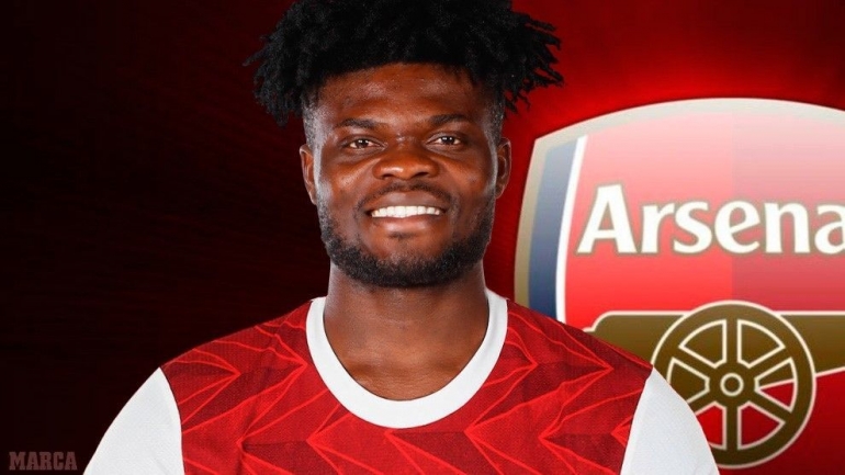 Thomas Partey resmi bergabung dengan Arsenal FC. (Foto: dimbil dari Marca)