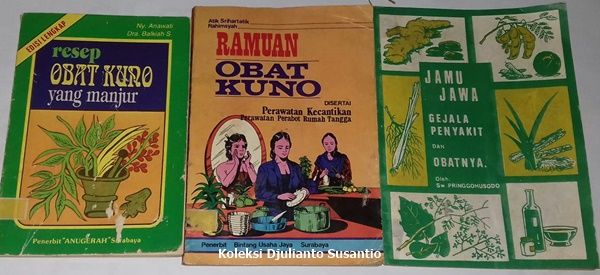 Berbagai buku tentang pengobatan herbal (Foto: Dokumentasi Pribadi)