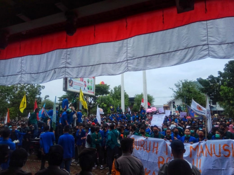 Demo di DPR Aceh, DokPri