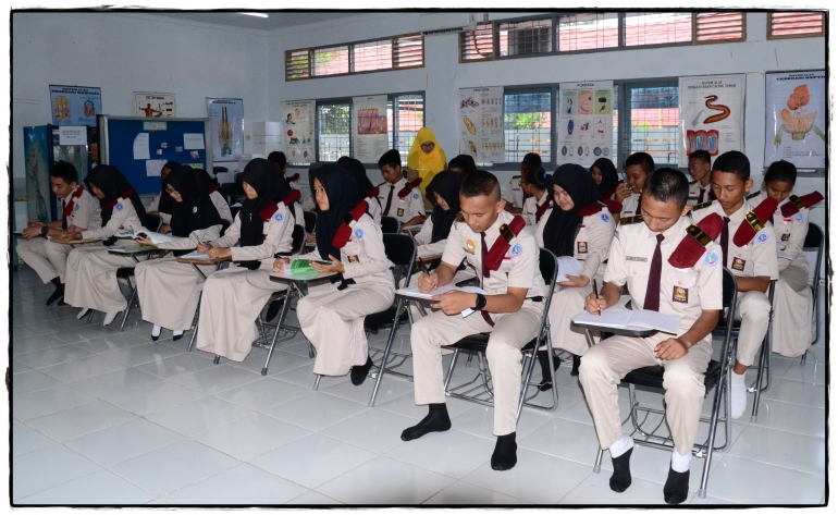 Proses Pembelajaran di SMKN Pertanian Terpadu Provinsi Riau (Dokumen Pribadi)