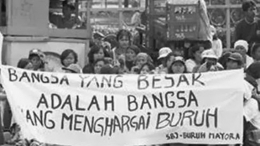 Protes Buruh, Sumber: Sinar Keadilan