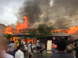 Empat rumah toko di Aceh ludes terbakar / dok. Istimewa
