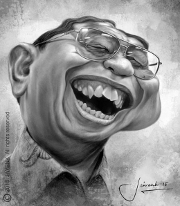 Karikatur Gus Dur karya Jiwenk