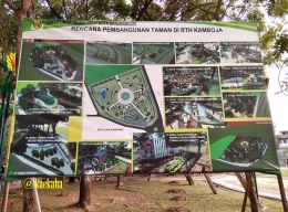 Maket Rencana Pembangunan Berkelanjutan RTH Kamboja Banjarmasin | @kaekaha
