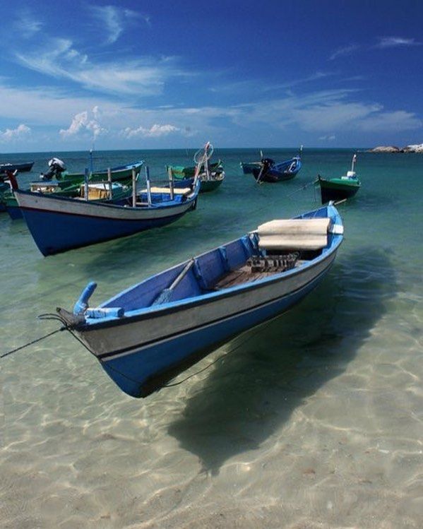 Perahu-perahu milik masyarakat asli Bangka (foto:maulana@able) 