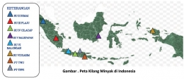 Gambar 1. Peta Kilang Minyak di Indonesia (Sumber : Laptah Ditjen Migas 2019)