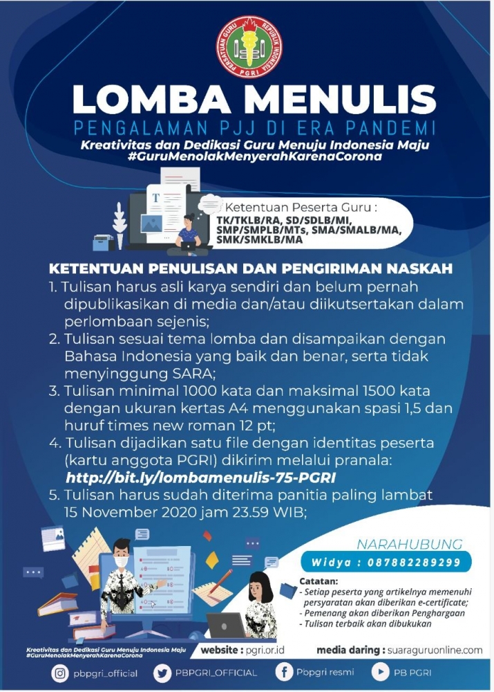 Lomba Menulis PGRI