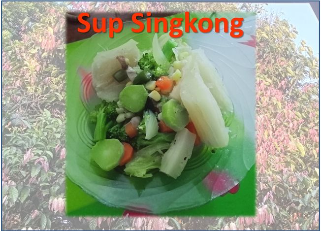 Ilustrasi sup singkong (dokumen pribadi)