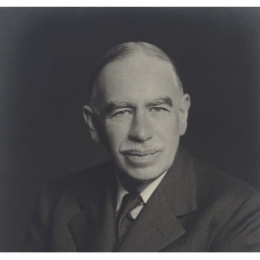 J. M. Keynes, Baron Keynes ke-1, CB, FBA, adalah ekonom Inggris yang gagasannya mengubah teori dan praktik ekonomi makro serta kebijakan ekonomi dunia/investopedia.com
