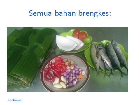 Gbr. 1 semua bahan brengkes pindang (Foto: Siti nazarotin)