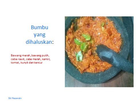 Gbr. 2 bumbu dihaluskan (Foto; Siti Nazarotin)