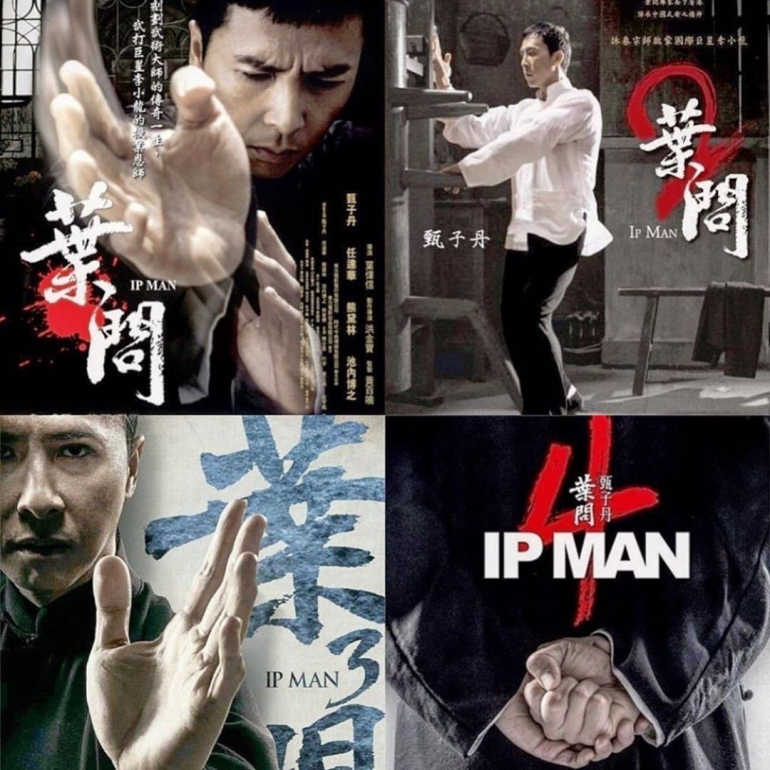 Poster Film Ip Man 1,2,3,4 (sumber: pinterest.com)