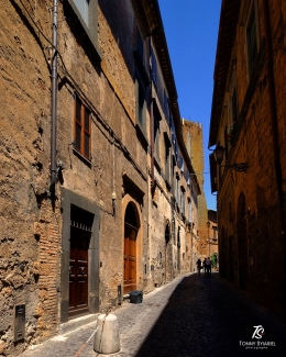 Jalan di kota tua Orvieto. Sumber: koleksi pribadi