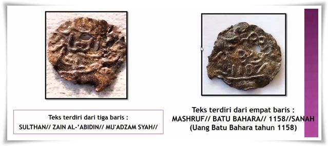 Hasil bacaan epigrafi terhadap koin Batu Bahara (Foto: makalah Pak Candiki)