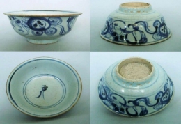Jenis mangkuk Keramik Cina Dinasti Ming. Sumber: Y. Eriawati/Puslit Arkenas