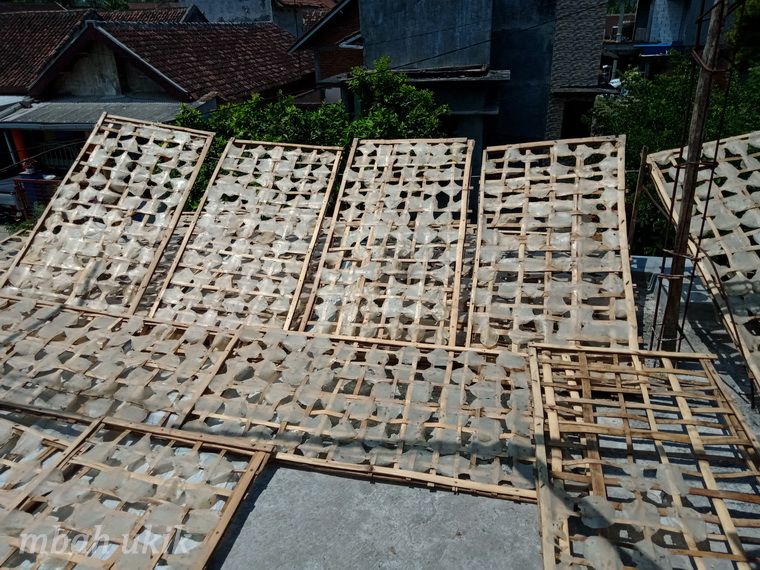 Penjemuran atau pengeringan. Dokumen pribadi
