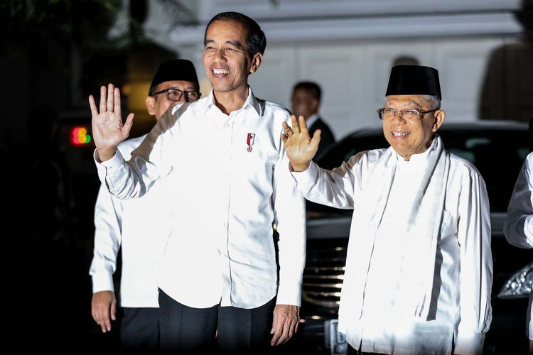 Jokowi-Ma'ruf Amin. Foto: Kompas.com/Gerry Lotulung