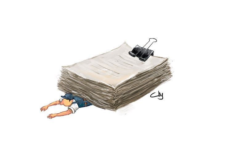 Ilustrasi politik legislasi. (Sumber: KOMPAS/HERYUNANTO)