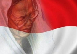 Kulihat Ibu Pertiwi sedang bersusah hati, Ismail Marzuki (gambar: smule.com)