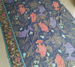 Dokpri batik motif ikan nila sebagai batik slilir/