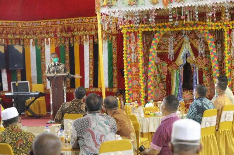 Pangdam IM saat menyampaikan sambutan, Dok Pendam IM