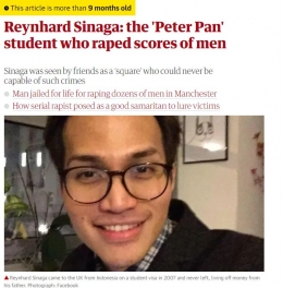 Pemberitaan Reynhard Sinaga di The Guardian
