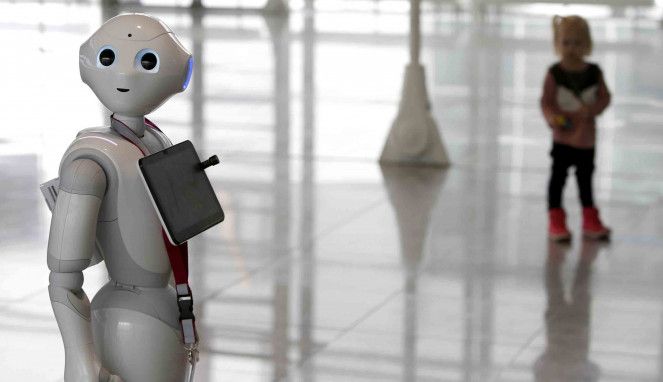 Jurnalisme robot, Robot pembuat berita/ Foto: Viva.co.id