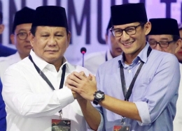 ilustrasi: netralnews.com (Prabowo dan Sandiaga Uno)