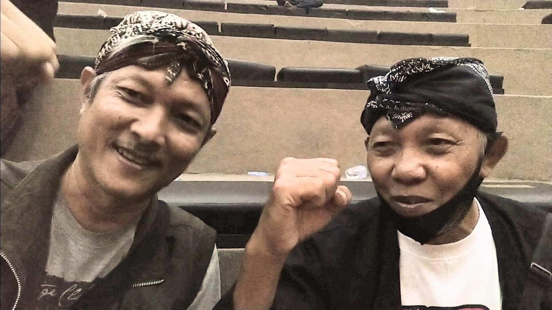 Foto penulis dan Bp. Sriyono (kanan) Ketua Pepadi Kab. Banyumas. | Dokpri