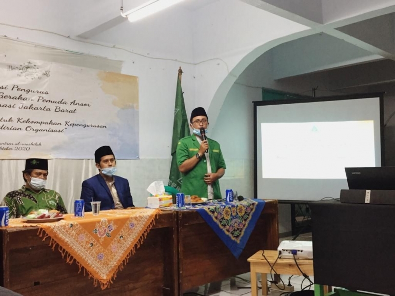 Muhamad Muhadzab Ketua GP Ansor Jakarta Barat