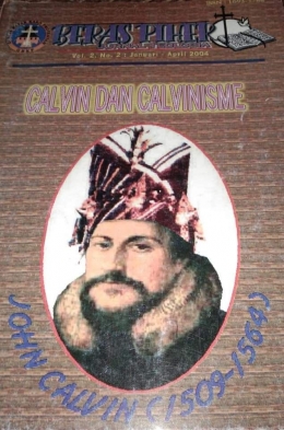Lukisan Johan Calvin dengan Bulang-Bulang Karo (dokpri)
