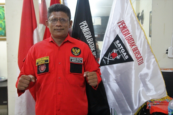 Masrin Marbun, Ketua Pemuda Batak Bersatu DPC Jakarta Barat. Foto (istimewa)