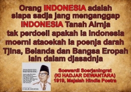 Kutipan tentang bangsa Indonesia (Foto: makalah Pak Udaya Halim)