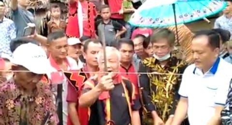 Kampanye Pilkada Serentak 2020 di Kabupaten Nias Selatan, Sumatera Utara | Sumber gambar: tangkapan layar video Facebook Edhyr Baz 