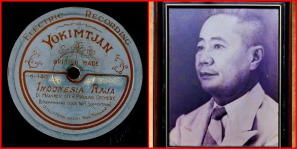 Yo Kim Tjan (1899-1968) dengan piringan hitam (Foto: makalah Pak Udaya Halim)