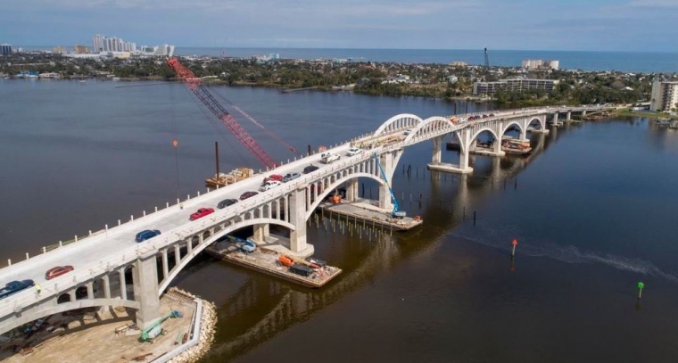 Memorial Bridge Daytona sekarang. Sumber: Newsdaytonabeach.com