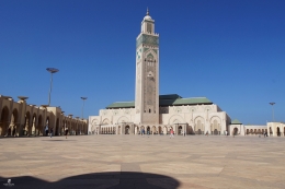 Masjid Hassan II, Casablanca. Sumber: koleksi pribadi
