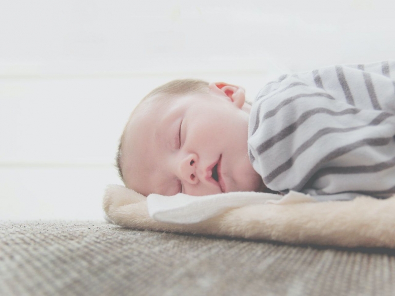 Ilustrasi Bayi Tidur (Sumber:Pexels.com)
