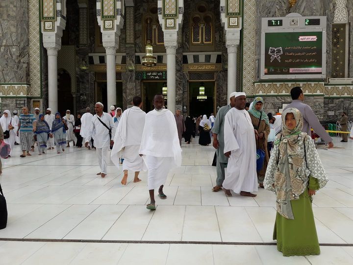Teteh di Masjidil Haram Makkah