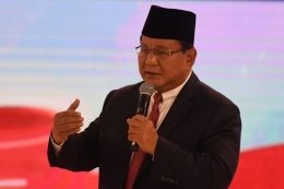Prabowo Subianto Djojohadikusumo (sumber: kompas.com)
