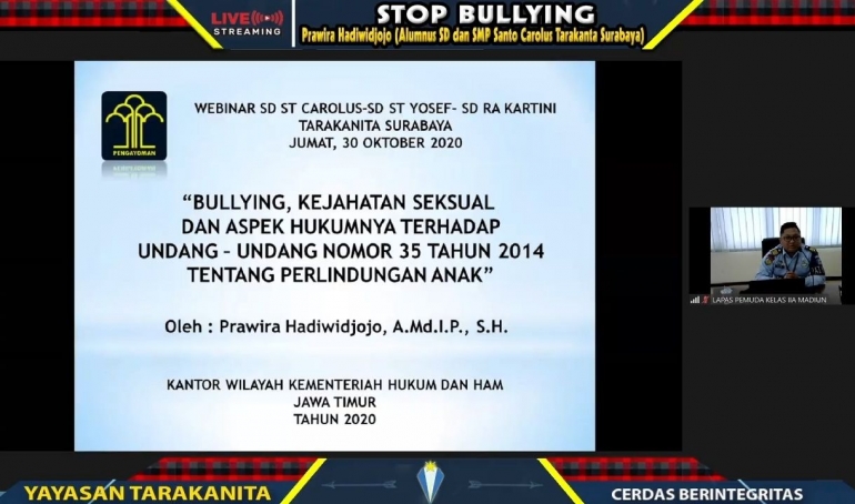 Screenshot Youtube Humas Tarakanita Surabaya