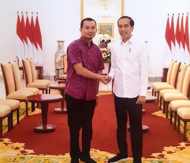 Saya dan Presiden Joko Widodo | dokumen pribadi