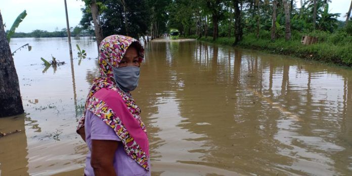 Banjir di Kecamatan Kemranjen, Kabupaten Banyumas. 113 rumah di dua desa terendam./serayunews.com