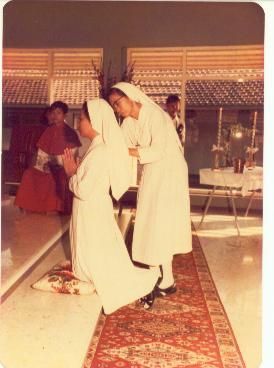 Penerimaan busana biara 1981 ( dok pri )