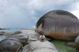 Dokpri. Batu Bakpao Di Pantai Laskar Pelangi, Belitung