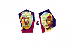 ilustrasi: Donald Trump vs Joe Biden di Pemilu Presiden AS 2020. (sumber: SHUTTERSTOCK/SMD90 via kompas.com)