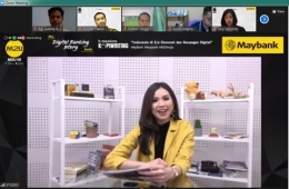 Mengikuti Webinar Kopiwriting Maybank (Dokumentasi pribadi)