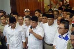 Sandiaga Uno, Hari Tanoe Sudibyo,  Prabowo Subianto, Fadli Zon, Anies Baswedan, Abu Rizal Bakrie, dan Zulkifli Hasan. [Kompas.com]