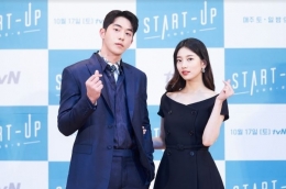 Nam Joohyuk dan Bae Suzy, dua pemeran utama drama Start-Up| Sumber: tvN, Courtesy of Netflix via cewekbanget.grid.id